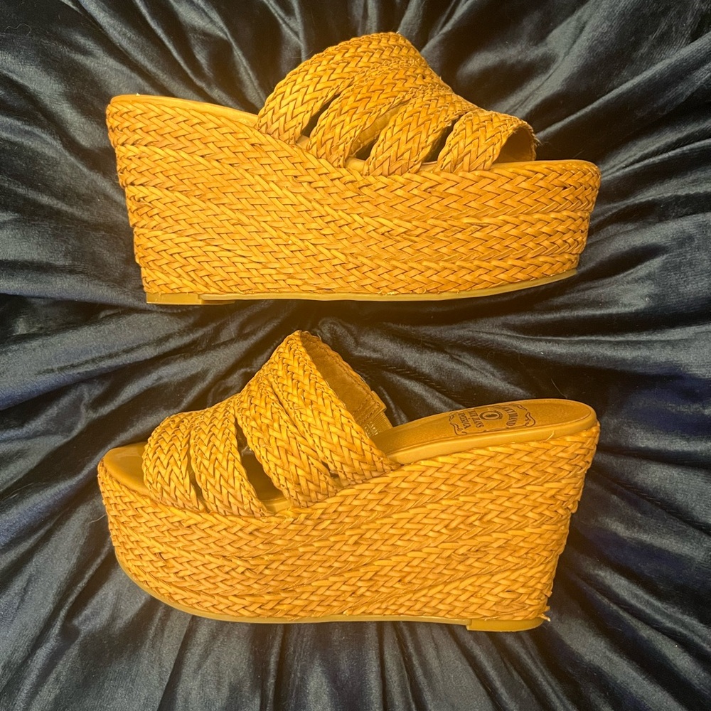 Lucky Brand Wedge Heel Sandals | Size 5 | Only Worn Once | Look Brand New